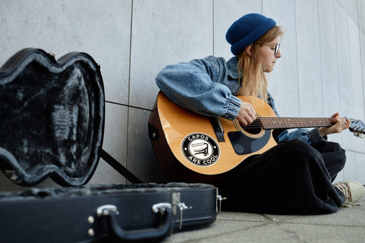 Large 5 Inch Capos Are Cool decal - Black